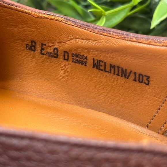 Bally Men's Welmin Brown Leather Loafers Size 9 - Picture 7 of 9